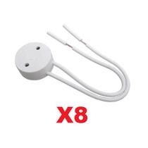 kit 8 peças Soquete G13 com Rabicho REF 107