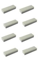 Kit 8 pedra de afiar amolar faca dupla face 150 mm top