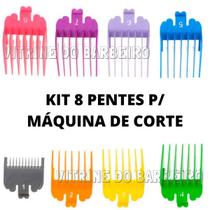 Kit 8 Pentes Guia De Disfarce Coloridos 8 Cor