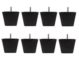 Kit 8 Pés Para Sofa Rack Modelo Cadency Preto Trapézio Alt 6 Cm Kit 8 Pés Para Sofa Rack Modelo Cadency Preto Trapézio Alt 6 Cm