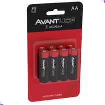 Kit 8 Pilhas Alcalinas Aa 1.5v Avant