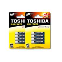 Kit 8 Pilhas Alcalinas AAA Toshiba LR03G - 1.5V Longa Duração p/ Controles e Brinquedos Kit 8 Pilhas Alcalinas AAA Toshiba LR03G - 1.5V Longa Duração p/ Controles e Brinquedos