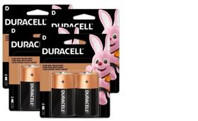 Kit 8 Pilhas Grande D Duracell Alcalina 1.5V Lr20 Rádio