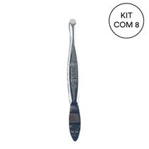 Kit 8 Pinça Ponta Reta-Cartela Com 12 Pçs Aço Carbono NYBC Kit 8 Pinça Ponta Reta-Cartela Com 12 Pçs Aço Carbono NYBC