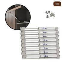 Kit 8 Pistão À Gás Com Amortecedor Para Armário Cozinha 40N Kit 8 Pistão À Gás Com Amortecedor Para Armário Cozinha 40N