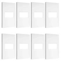 Kit 8 Placa 1 Posto Horizontal Dlp Pial Legrand 10881 Kit 8 Placa 1 Posto Horizontal Dlp Pial Legrand 10881