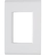 Kit 8 Placa 3 Postos Juntos 4x2 Tramontina Liz Branca