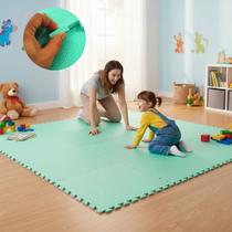 Kit 8 Placa EVA 50x50 10mm Tapete Tatame Manta Borracha Piso Emborrachado Academia Fitness Yoga Proteção Conforto Amortecimento Infantil Térmico.
