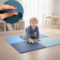Kit 8 Placa EVA 50x50 10mm Tapete Tatame Manta Borracha Piso Emborrachado Academia Fitness Yoga Proteção Conforto Amortecimento Infantil Térmico.