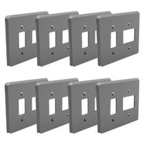 Kit 8 Placas 4x4 1 Posto Duplo + 1 Posto Silentoque 8512