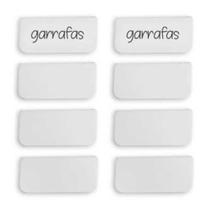 Kit 8 Placas Identificadora para Caixas OU Cube