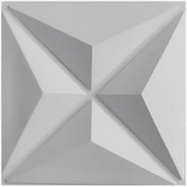 Kit 8 Placas Painel 3D AutoAdesivas Plástico Revestimento Parede Estelar 50x50cm Fosco Cores Mebuki