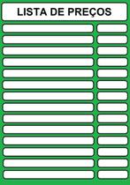 Kit 8 Placas Reutilizáveis Verde Impermeáveis 30x21cm