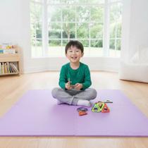 Kit 8 Placas Tatame Tapete EVA 50x50cm 10mm 2m² Linha Econômica Piso Antiderrapante Academia Pilates Yoga Proteção Infantil Bebes Impermeável