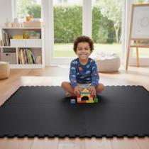 Kit 8 Placas Tatame Tapete EVA 50x50cm 10mm Linha Econômica Piso Antiderrapante para Academia Treinos Pilates Yoga Área Infantil 2m² - Leksor Kit 8 Placas Tatame Tapete EVA 50x50cm 10mm Linha Econômica Piso Antiderrapante para Academia Treinos Pilates Yoga Área Infantil 2m² - Leksor