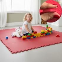 Kit 8 Placas Tatame Tapete Tapetinho Piso Em EVA Grosso Medidas De 50X50X1cm (10mm Espessura) Diversas cores Emborrachado Infantil Yoga Atividades