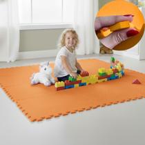 Kit 8 Placas Tatame Tapete Tapetinho Piso Em EVA Grosso Medidas De 50X50X1cm (10mm Espessura) Diversas cores Emborrachado Infantil Yoga Atividades