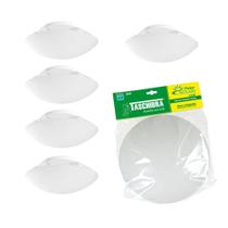 Kit 8 Plafons Solari Redondo Branco Para 2 Lâmpadas E27 Bivolt