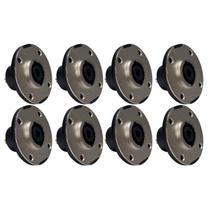 Kit 8 Plug Speakon Fêmea Painel 4 Vias Redondo Hs4Mprm Hjh