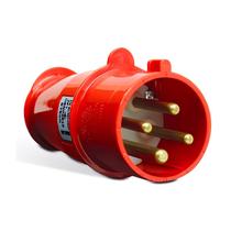 Kit 8 Plugue 4P+T 16a 380/440v Vermelho N5076 - Steck