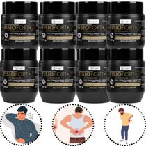 Kit 8 Pomada Pote Preta Premium Original Anti-Inflamatória 240g