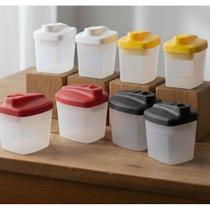 Kit 8 Potes Farinheiro Açucareiros Dispenser Multiuso 500ml Kit 8 Potes Farinheiro Açucareiros Dispenser Multiuso 500ml