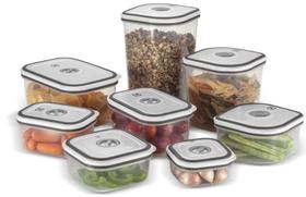 Kit 8 Potes Hermeticos Electrolux Livre de BPA Crystal