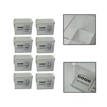 Kit 8 Potes Herméticos Organizadores Alimentos Sabão 370ml