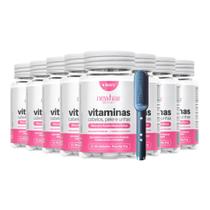 Kit 8 Potes Vitamina Capilar - New Hair Ácido Hialurônico