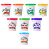 Kit 8 Potinhos Massinha De Modelar 50g Diver Massas