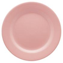 Kit 8 Pratos de Sobremesa Biona Rosa Oxford Cerâmica 19cm