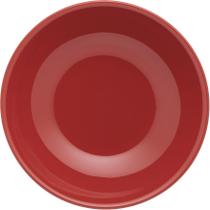 Kit 8 Pratos Fundos Unni Red Oxford Cerâmica 20,5cm