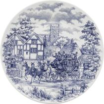 Kit 8 Pratos Rasos Biona Cena Inglesa Oxford Cerâmica 26cm