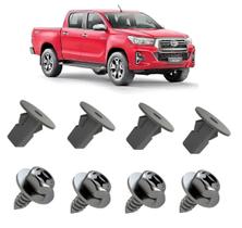 Kit 8 Presilha Lameiro Dianteiro Traseiro Hilux 2016 A 2021