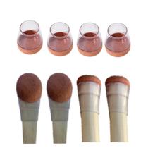 Kit 8 Proteção Para Pé Cadeira Feltro Quad 15Mm Red 20 -23Mm