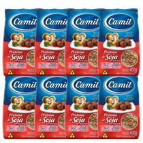 kit 8 Proteína Texturizada de Soja Escura Camil Pacote 400g kit 8 Proteína Texturizada de Soja Escura Camil Pacote 400g