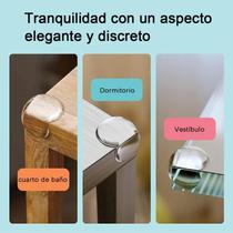Kit 8 Protetor De Canto Para Mesa De Madeira E Vidro Silicone Transparente Quina Móvel Segurança 8u