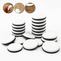 Kit 8 Protetor de Plástico ABS com Feltro para Pés Cadeira Mesa Planador De Móveis em Geral Pezinho