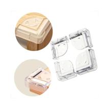 Kit 8 Protetor de Quina Silicone Transparente 4,5cm Clink