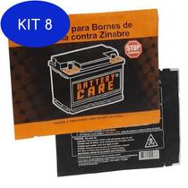Kit 8 Protetor Para Bornes De Bateria Contra Zinabre Battery Care