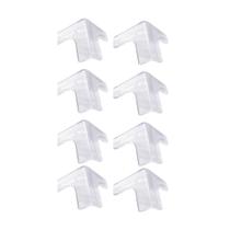 Kit 8 Protetores Anti-colisão T Quina Silicone Mesa para Crianças e Bebês Kit 8 Protetores Anti-colisão T Quina Silicone Mesa para Crianças e Bebês