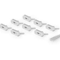 Kit 8 Protetores De Tomada Kababy Branco Kit 8 Protetores De Tomada Kababy Branco