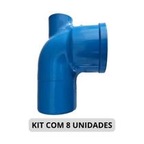 Kit 8 pti curva curta 90 c/saida rosca dn75 Kit 8 pti curva curta 90 c/saida rosca dn75