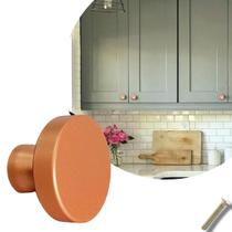 Kit 8 Puxador de Gavetas, Portas, Armários, Cozinha Redondo