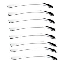 Kit 8 Puxador Iris 64mm Cromado Para Gaveta