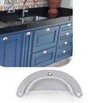 Kit 8 Puxadores Concha Colonial Puxador de gavetas Puxadores antigos