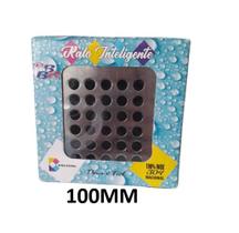 KIT 8 QUADRADO 100mm INOX Grelha Bloqueadora de Odor e inseto