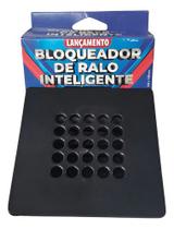 KIT 8 QUADRADO 100mm PRETO Grelha Bloqueadora de Odor e inseto