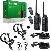 Kit 8 Rádio Intelbras RC3002 G2 Com Fones de Ouvido Simples