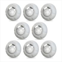 Kit 8 refletor 9w rgb lxp